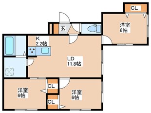 HAL旭山公園通の物件間取画像